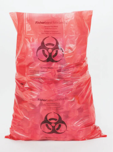 Fisherbrand™ Autoclavable Biohazard Waste Bags - 35 x 25in - qty. 20 -  14-828-246 - SAFE4019B-20CT