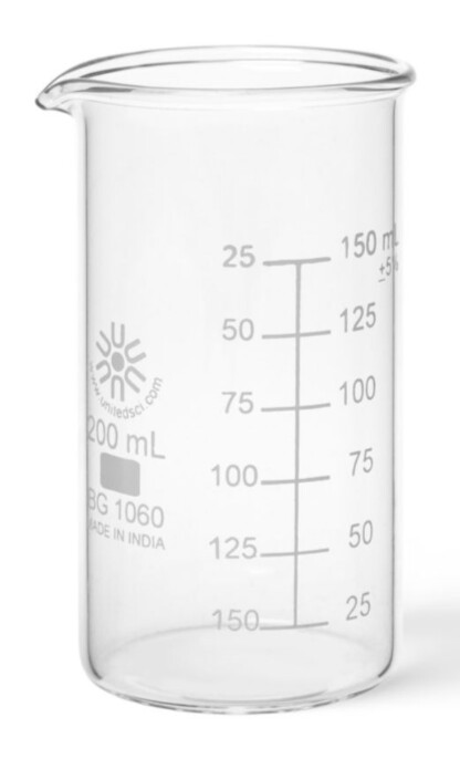 200ml Glass Beaker each - GLASS6002P