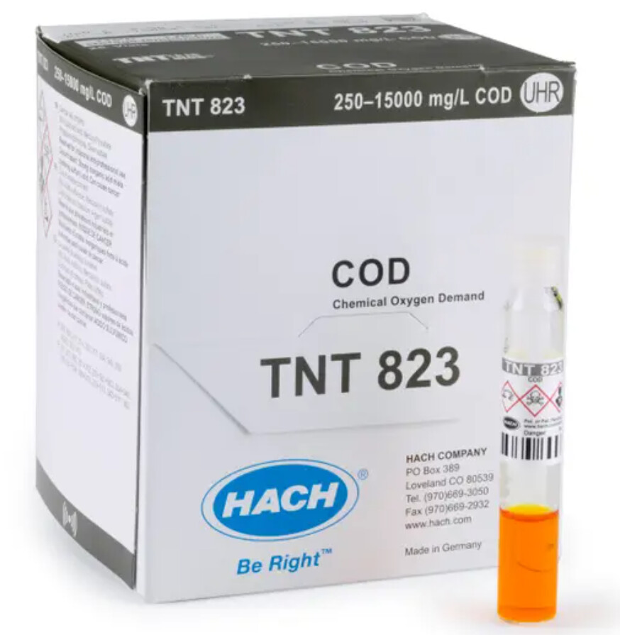 Chemical Oxygen Demand (COD) TNTplus Vial Test, UHR (250-15,000 mg/L COD), 150 Tests - TNT82306