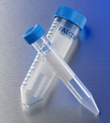 15mL falcon tubes BLUE TOP  rack of 50 X&#39;s 10
