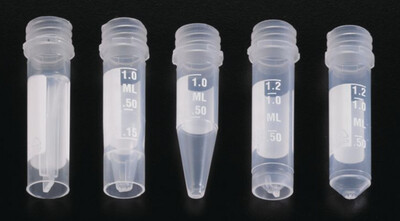 Micrewtube™ Microcentrifuge Tubes, Simport Scientific - 1.5mL - Conical Bottom - PK of 1,000