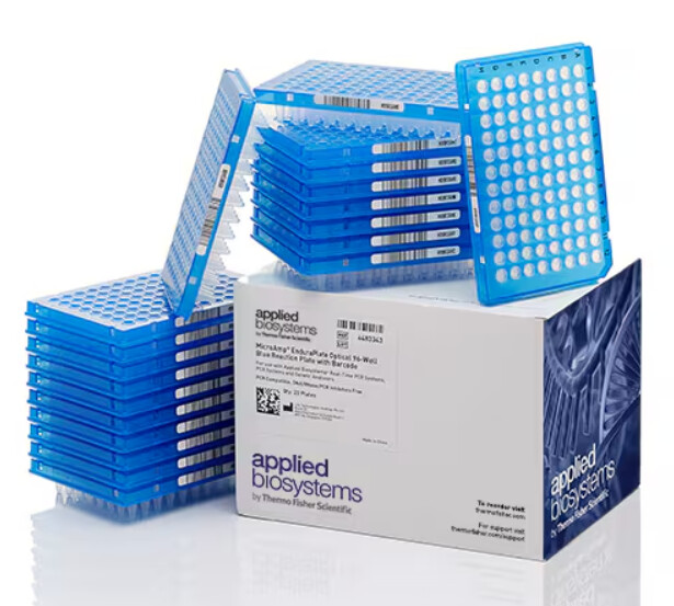 MicroAmp™ EnduraPlate™ Optical 96-Well Blue Reaction Plates with Barcode