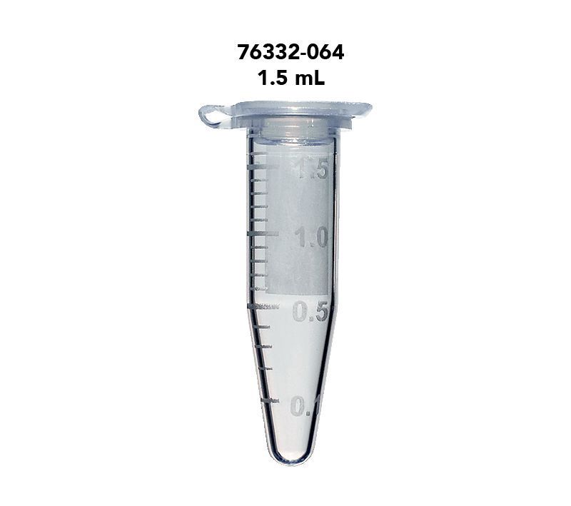 VWR® Microcentrifuge Tubes for Boiling Application - pk of 500 - 1.5ml - natural - non sterile - 76332-064