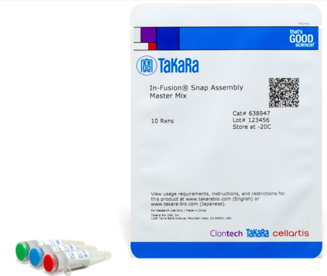 In-Fusion Snap Assembly master mixes for seamless DNA cloning - 638947