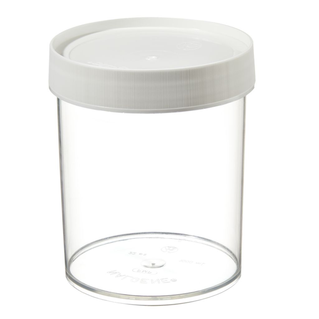 PLAS7059 Nalgene® PMP Jars, Straight-Sided, Transparent, 500ml,  16129-390