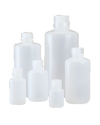 Nalgene® Economy Bottles, High-Density Polyethylene, Wide Mouth, Thermo Scientific - 30ml - Case of 72 - 16172-160