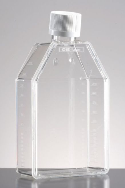 Cell Tissue Culture Flask (T-Flask) 75cm2 (250ml) with canted and vented cap type - cs of 60