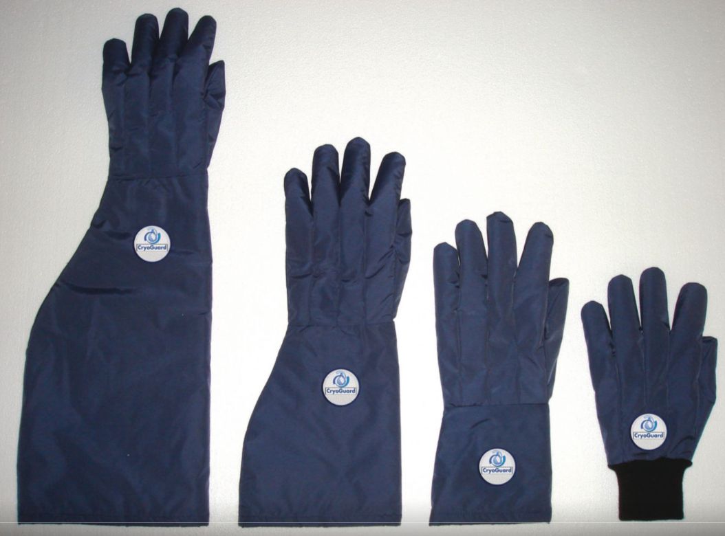 CryoGuard Cryogenic Gloves - Large, Mid-Arm, Blue - 97008-208