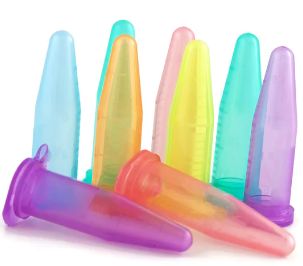 Research Products International Corp Micro-Centrifuge Tubes, 1.5ml Capacity, Graduated 100ul, Non-Stick, Assorted, 500 per Case - 1 case - 50-550-361
