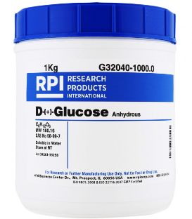 D-(+)-Glucose [Dextrose Anhydrous], USP Grade, 1 Kilogram - G32040-1000.0