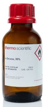 n-Decane, 99%, Thermo Scientific Chemicals 100 mL, Each - A14732.AE