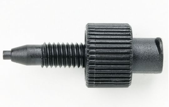 Connector 1/16&quot; Male/Luer Female, PEEK Luer female - 1/16&quot; male in PEEK. Works with syringe with Luer-lock fitting. Pack of 2 - 18111251
