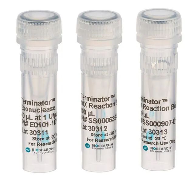 LGC Biosearch Technologies Terminator 5&#39;-Phosphate-Dependent Exonuclease, 40U @ 1 U/LA processive 5´ to 3´ riboexonuclease that specifically digests RNA with 5´-monophosphate ends only
