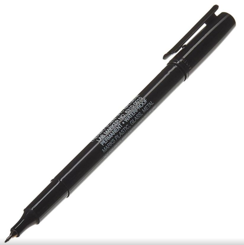 Nalgene® Cryoware Marker - Single- black - 16211-130CRYOMARKERCASE