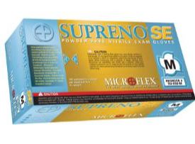 Supreno® SE Powder-Free Nitrile Gloves, Microflex®, Ansell - Medium - Blue - PK of 100 - 32916-662