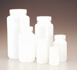 Nalgene™ Wide-Mouth Lab Quality HDPE Bottles - 250mL - Case of 72 - 2104-0008
