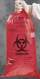 VWR® High Strength Autoclavable Infectious Waste Bag - Red - Case of 100 - 38x48 - 14220-098