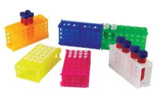 VWR® Four-Way Microtube Racks - Yellow, 175×95×51 mm (67/8x33/4x2&quot;) - Each - 82024-464