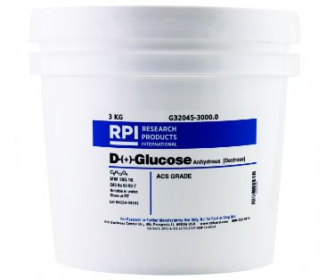 D-(+)-Glucose [Dextrose Anhydrous], ACS Grade, 3 Kilograms - G32045-3000.0