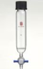 Synthware™ peptide synthesis vessel with fritted disc and PTFE stopcock - 50 mL, disc O.D. 20 mm, porosity: medium, GL 25 - SYNP120050M-1EA