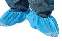 Medline Spunbonded Polypropylene Nonskid Shoe Covers - CS of 300 - CRI2002