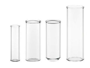 Shell Vials, Clear, Chemglass, 4.0mL, flat bottom, 15x45mm - PK of 100 - 75821-030