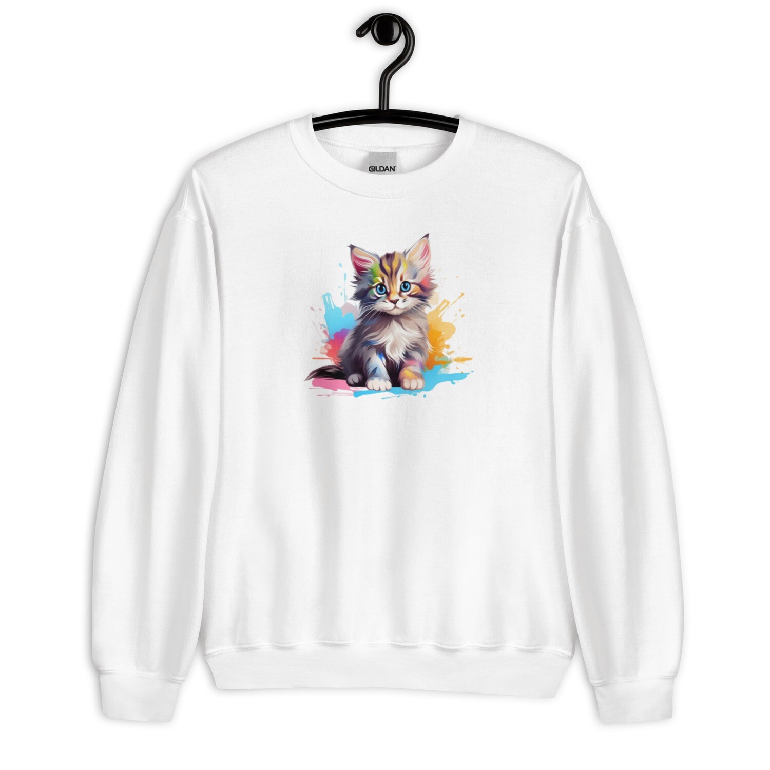 Unisex-Pullover Katze