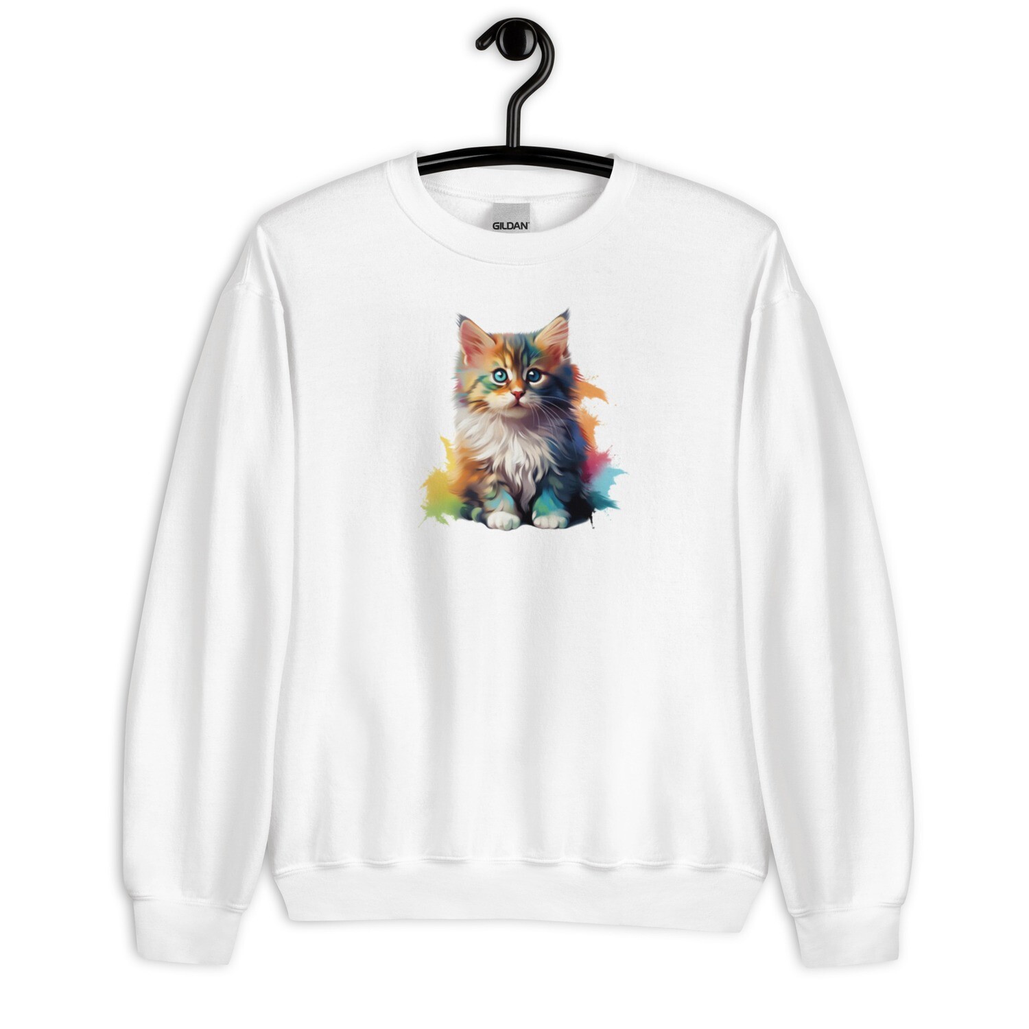 Unisex-Pullover Katze