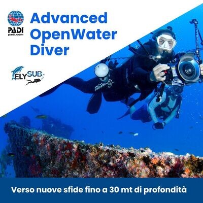 Advanced Open Water Diver Accresci e acceleri la tua esperienza subacquea