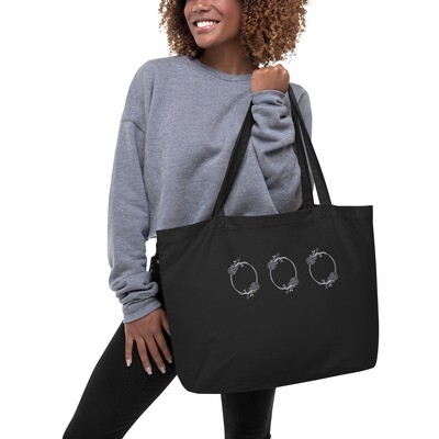 Minimalist Large Organic Eco Tote Bag