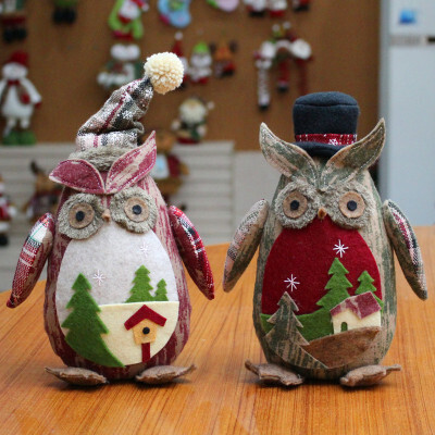 Doll Owl Christmas Decorations