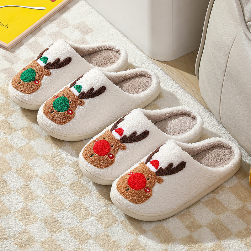 Christmas Shoes Winter Home Slippers Cozy