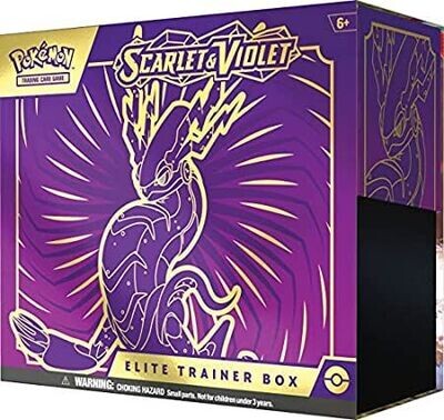 Scarlet and Violet (Base Set) - Elite Trainer Box -Miraidon (Purple)