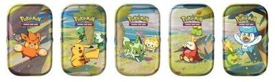 Pokémon TCG: Paldea Friends Mini Tin - Complete Art set