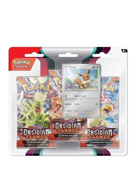 Pokémon TCG: Obsidian Flames Eevee Triple Blister pack