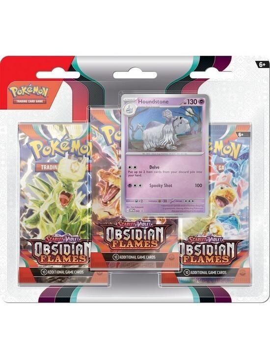 Pokémon TCG: Obsidian Flames Houndstone Triple Blister pack