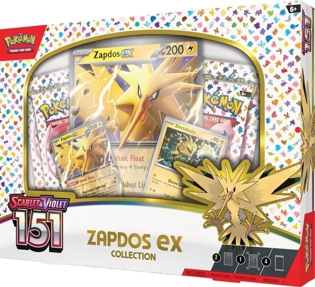 Pokémon TCG: 151 Zapdos EX Box