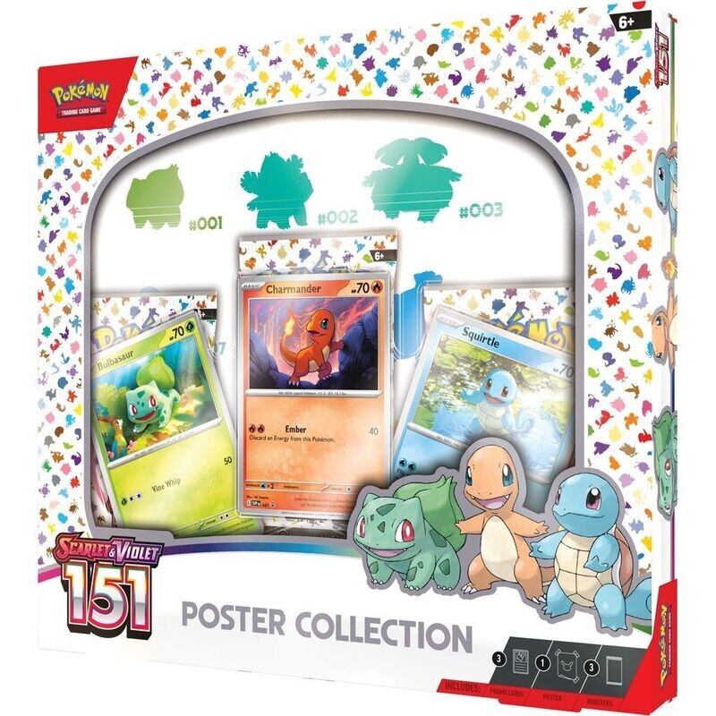 POKEMON TCG: 151 Poster Collection Box POKEMON TCG: 151 Poster Collection Box