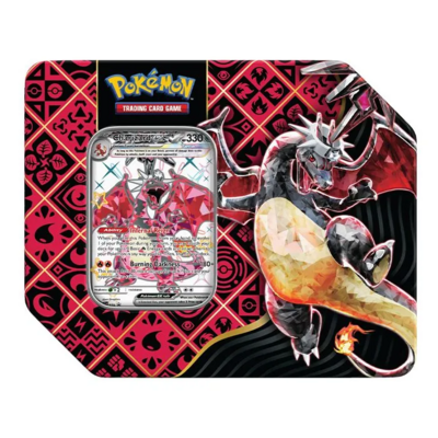 Pokemon TCG: Scarlet & Violet - Paldean Fates Tin - Shiny 
Tera Charizard EX