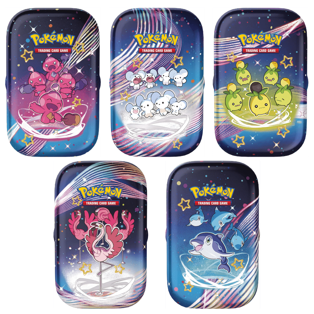 Pokemon TCG: Scarlet & Violet - Paldean Fates Mini Tins : Set of 5