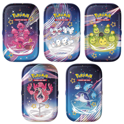 Pokemon TCG: Scarlet & Violet - Paldean Fates Mini Tins : Set of 5