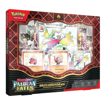 Pokémon TCG: Paldean Fates Premium Collection - Shiny Skeledirge Ex