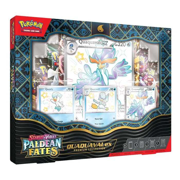 Pokémon TCG: Paldean Fates Premium Collection - Shiny Quaquavel Ex