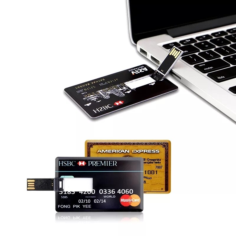 Credit card flash drive,128GB