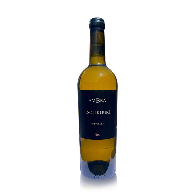 Tsolikouri AMBRA Qvevri, dry light amber wine