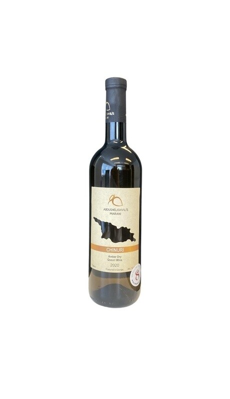 Chinuri Qvevri, Amber dry wine 2020, Abdushelishvili