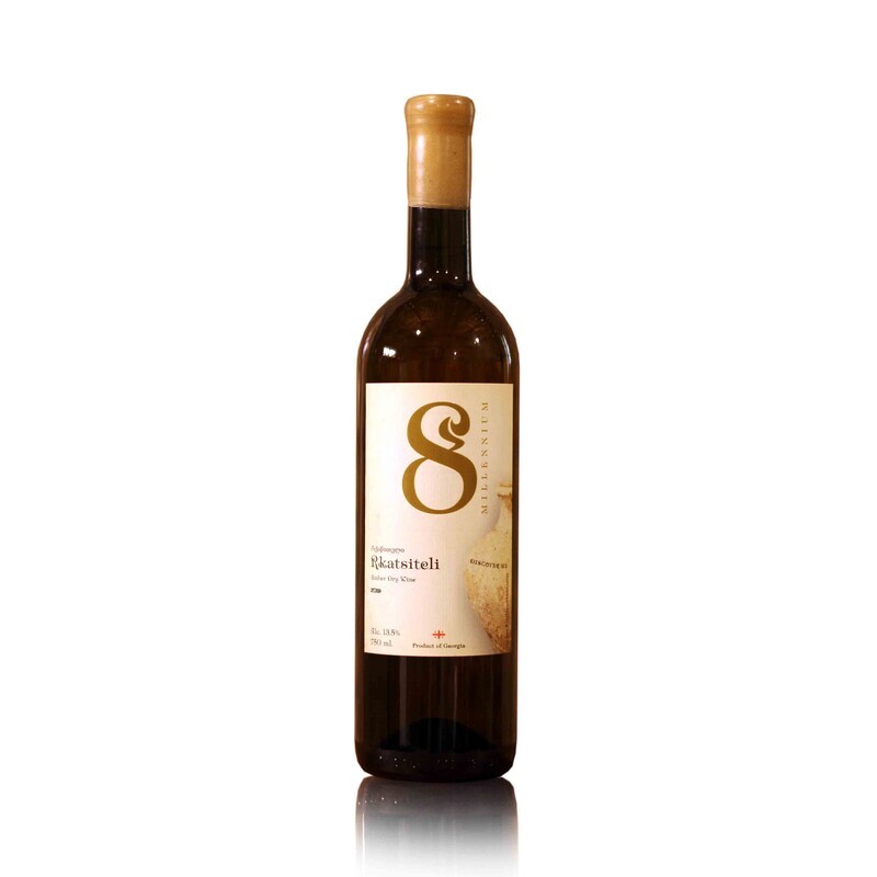 8millennium Rkatsiteli [bio-dynamic] Amber dry Qveveri wine 2020