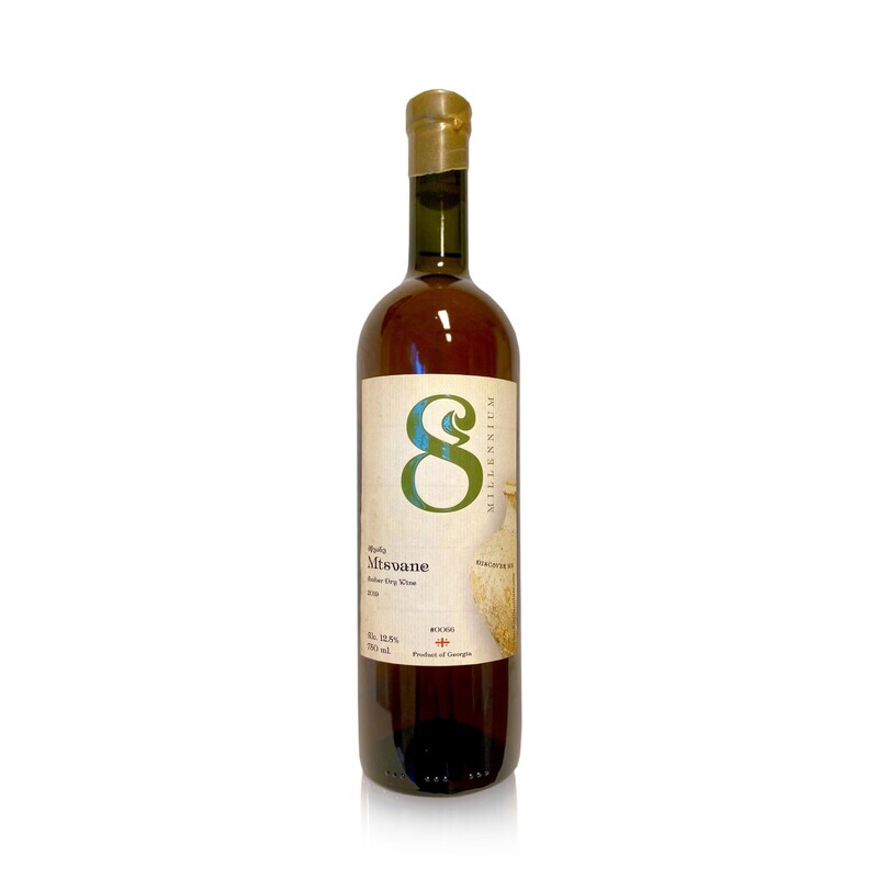 Mtsvane 8millennium [bio-dynamic] Amber Dry wine [2019]