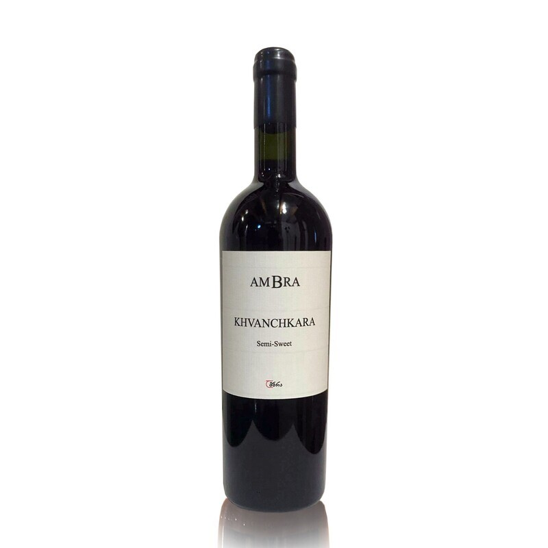 Khvanchkara AMBRA Semi-Sweet red wine 2020