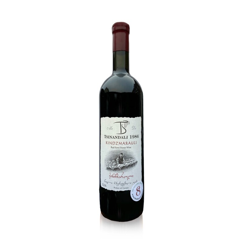 Kindzmarauli Tsinandali 1986 Semi-Sweet red wine 2021